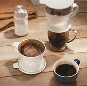 「OXO オートドリップコーヒーメーカー」お湯を一気に注いだら適度なスピードでドリップしてくれる優れもの