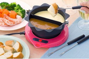 カレーとチーズのハーフフォンデュ